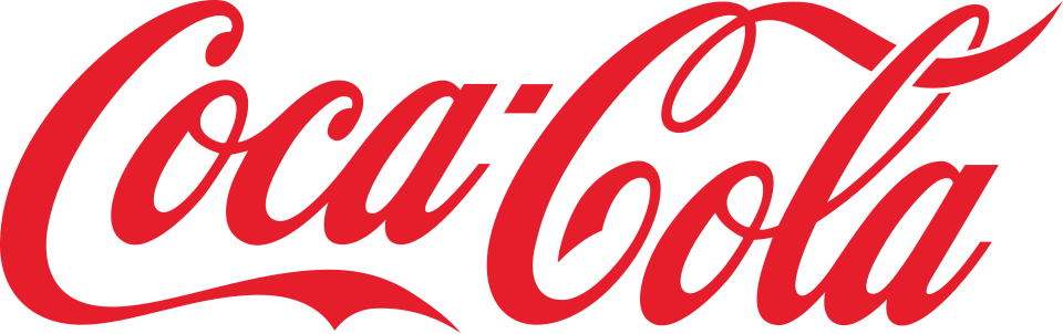 Coca-Cola. Iconic soft drink brand, red and white branding, "Share a Coke" campaigns, the original cola.